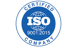 ISO 9001:2015 certified company logo